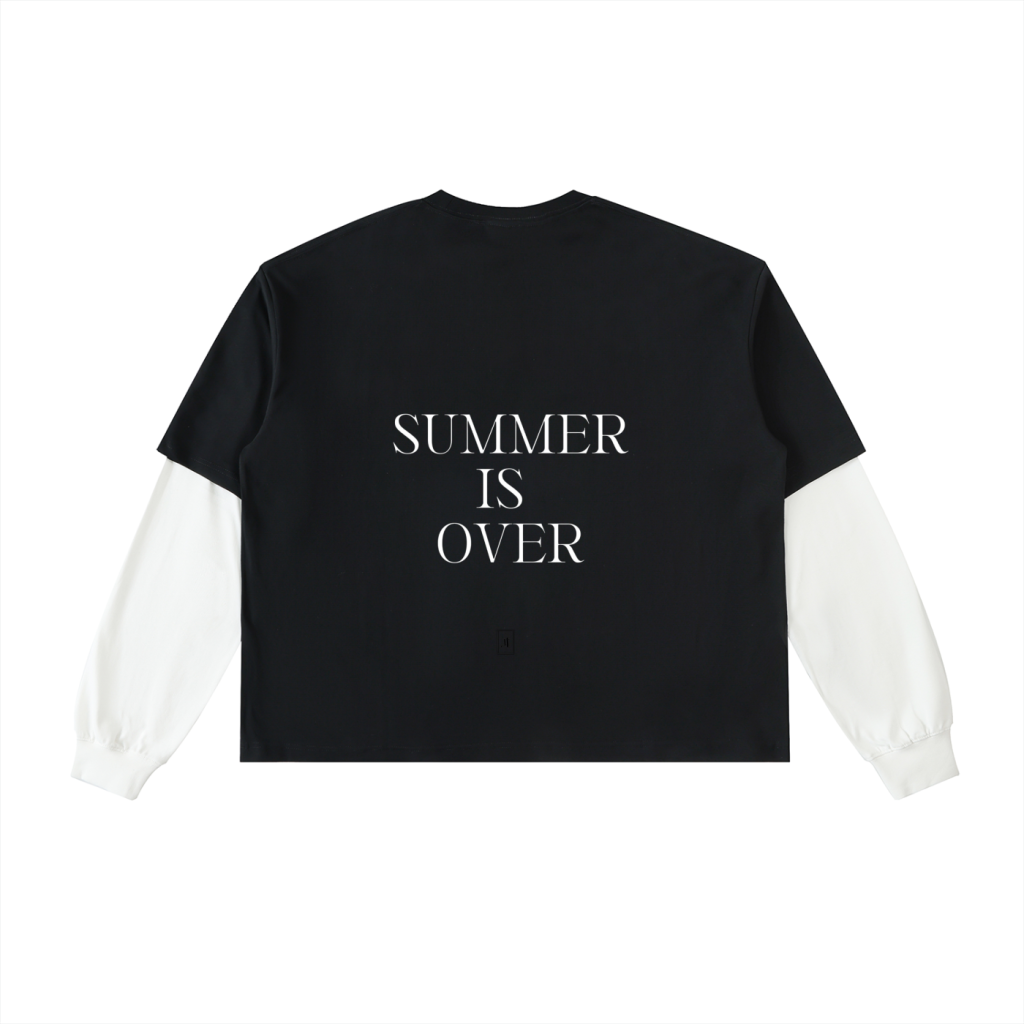 AV Layered Long-Sleeve Cotton T-Shirt