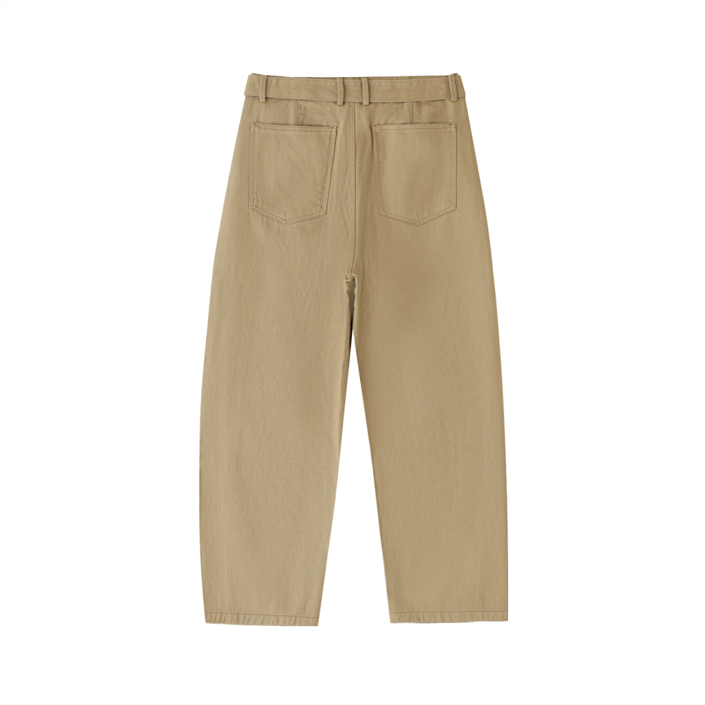 AV Twisted-Seam Belted Pants