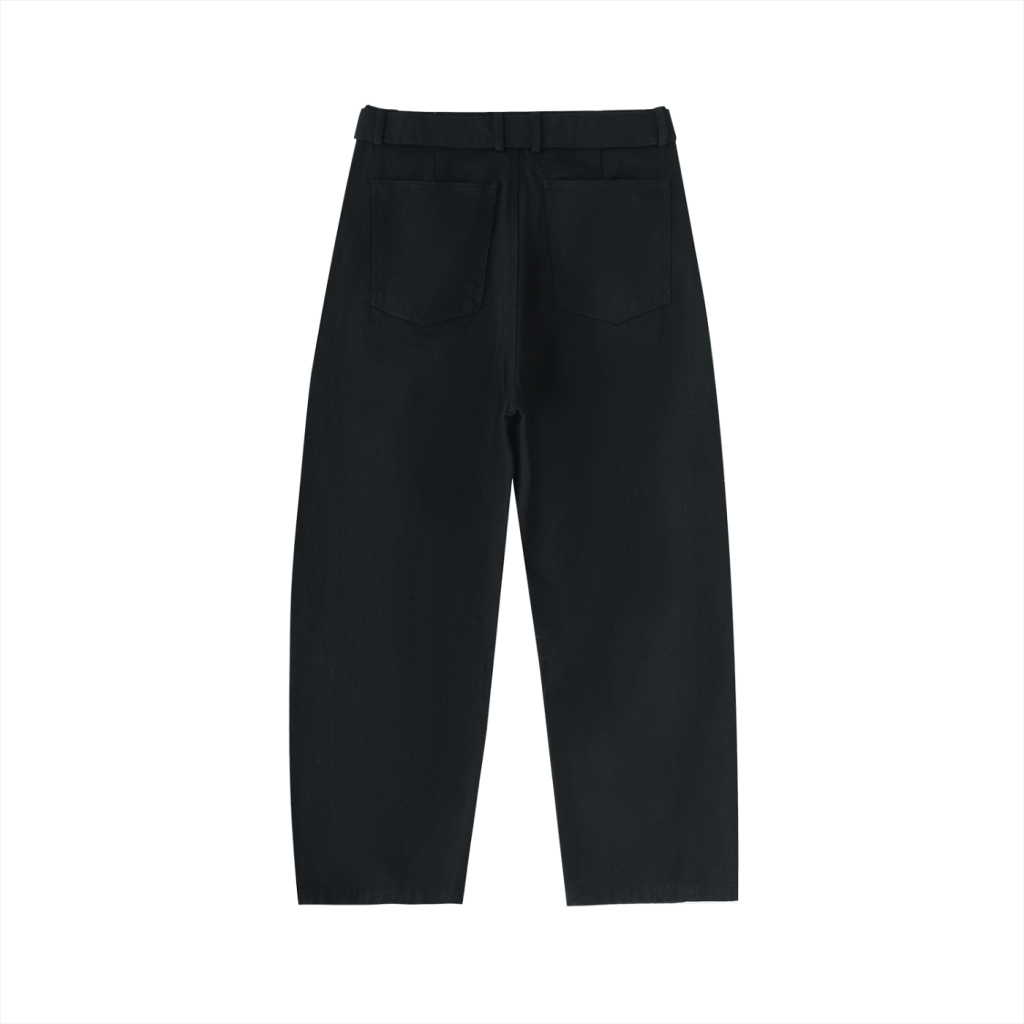 AV Twisted-Seam Belted Pants